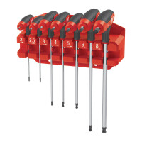 T-Griff-Set, Innensechskant mit Softgrip-Auflage,...