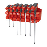T-Griff-Set, TX mit Softgrip-Auflage, 7-teilig, TX9,...