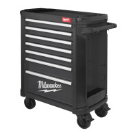 TOOLGUARD Werkstattwagen 78 cm / 30", grau, mit 7 Schub