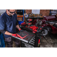 TOOLGUARD Werkstattwagen 78 cm / 30", grau, mit 7 Schub