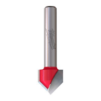 V-Nutfr&auml;ser 1/4" Schaft, 12,7 x 44,5...