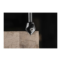 Wendeplatten-V-Nutfräser 8 mm Schaft, 23 x 60 mm, Milwa