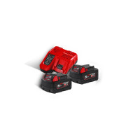 M18 NRG Pack Starterset 18 V, mit 2x 5.0 Ah Akku & Schne
