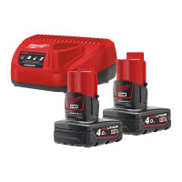 Starterset, 12 V, mit 2x 4.0 Ah Akku &amp;...