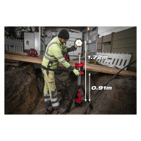 Akku-Baustrahler, mit 2x 5.0 Ah Akku & Ladegerät, M