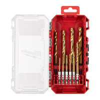 SHOCKWAVE Metallbohrer HSS-G RED HEX Titan 1/